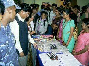 Education Minister exhibition on literacy day